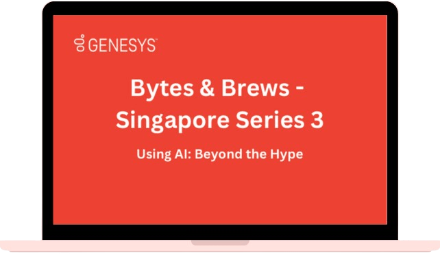 Bytes & Brews - Singapore Series 3 | Using AI: Beyond the Hype